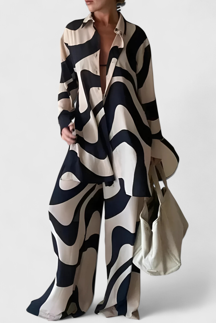 Conjunto de verano Melania con estilo natural