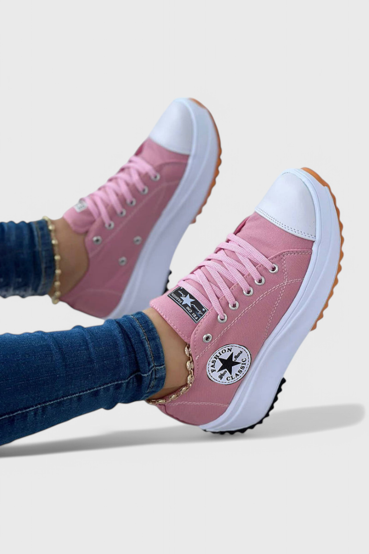 Zapatillas de lona gruesas Taya