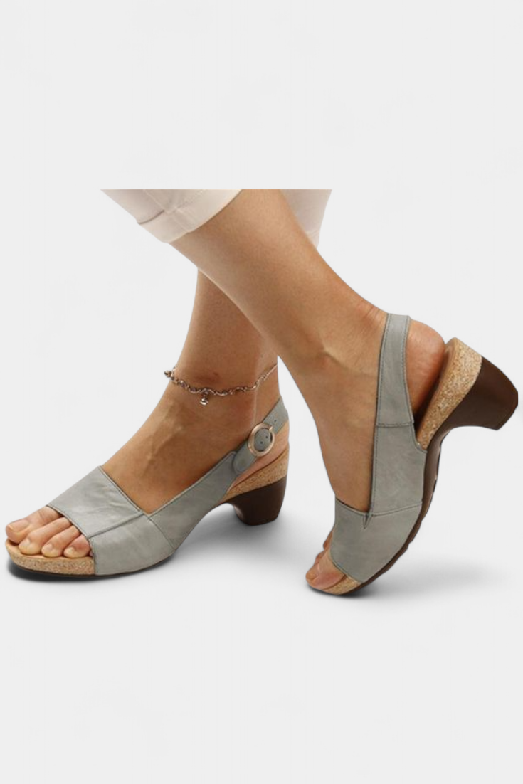 Sandalias ortopédicas de tacón abierto Judy