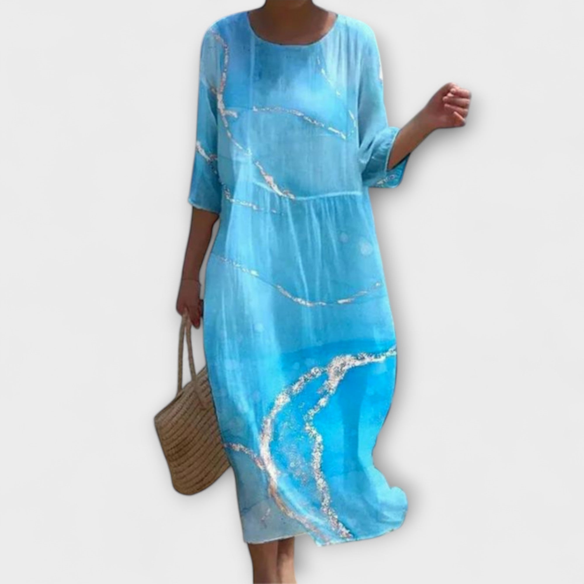 Miranda — Elegante vestido largo floral