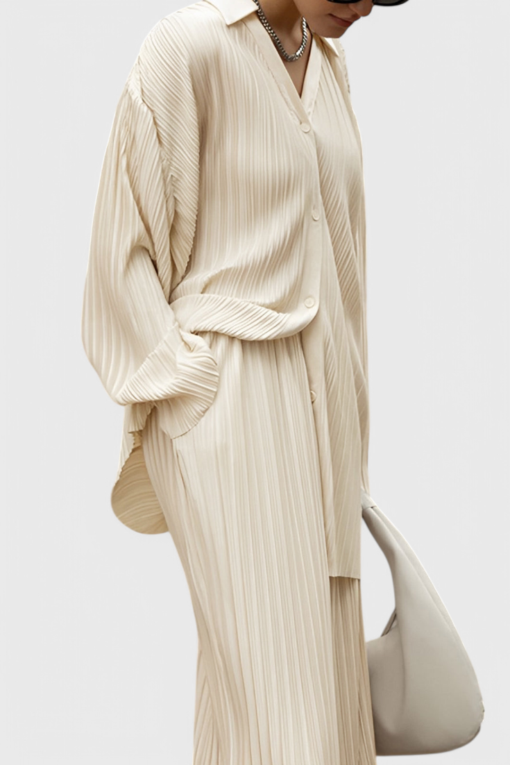 Conjunto de salón plisado de gran tamaño de Sephora