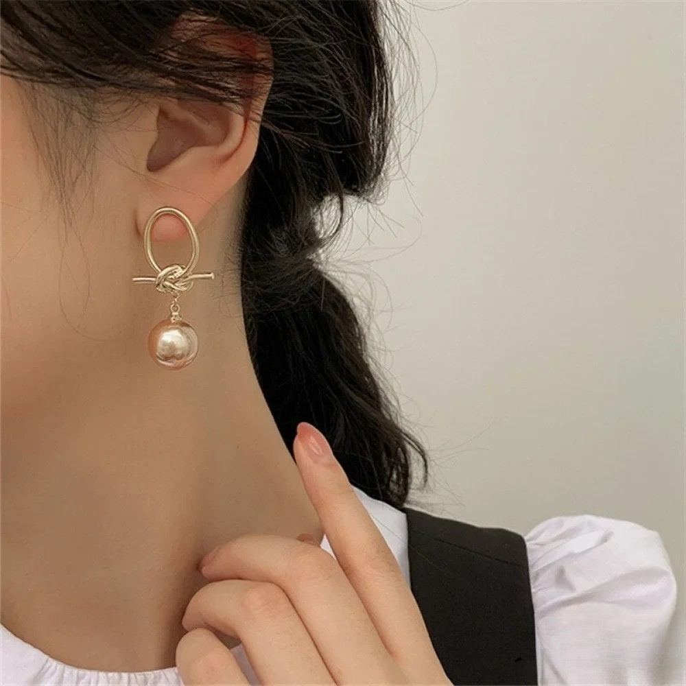 Pendientes con perlas de oro