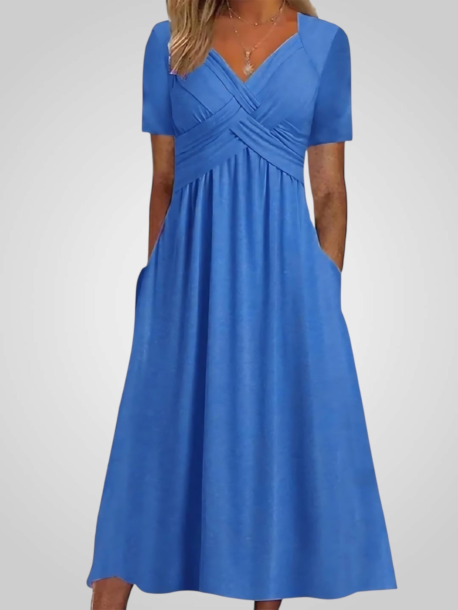 Carmen | Vestido midi con cubrebarriga