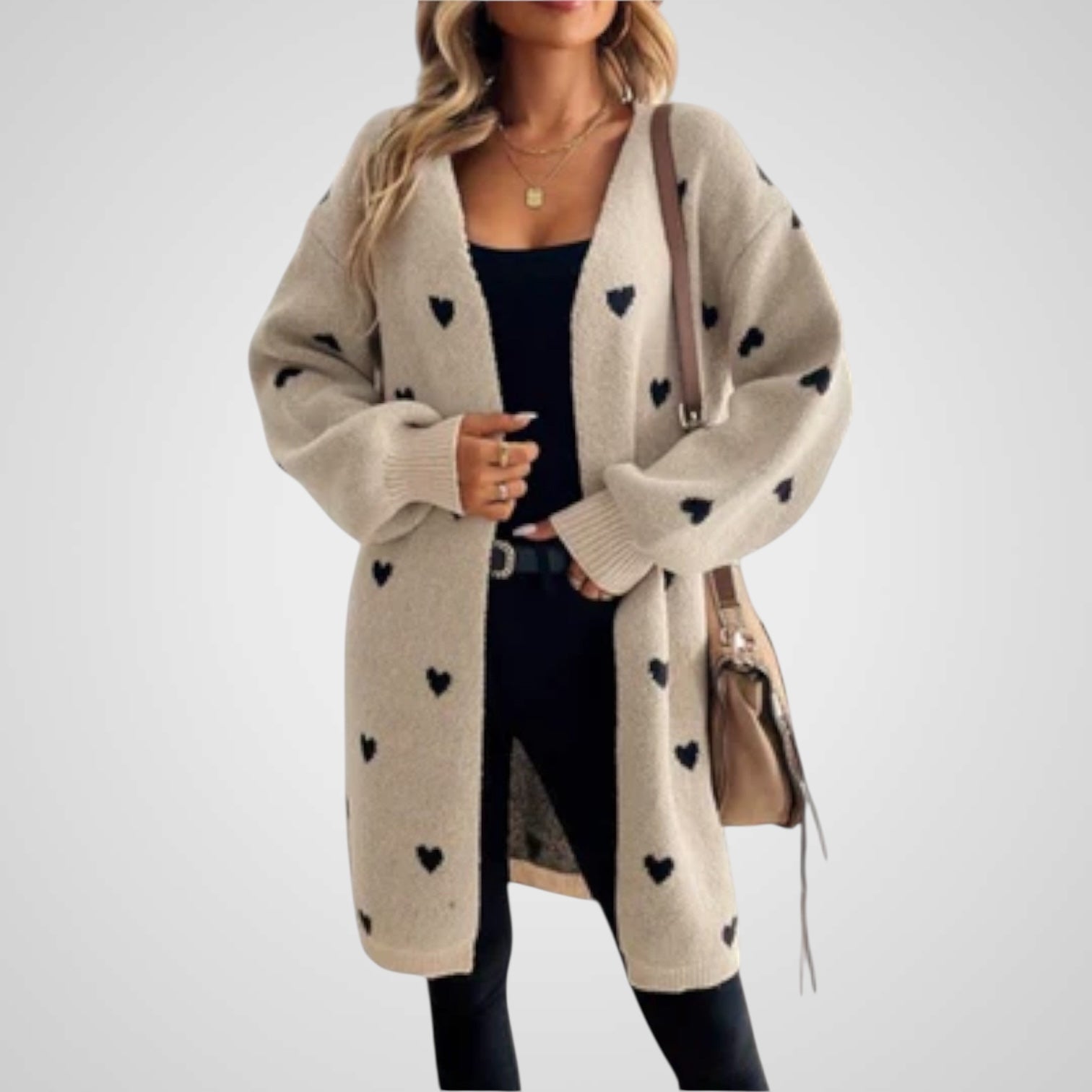 Nuni | Cárdigan con corazones