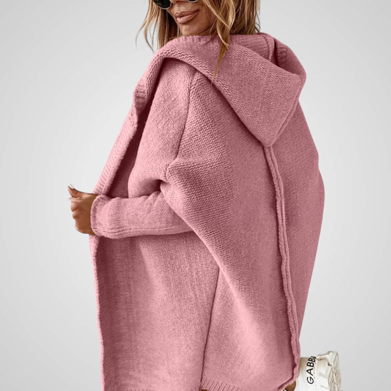 Savaya | Abrigo de punto con capucha para mujer