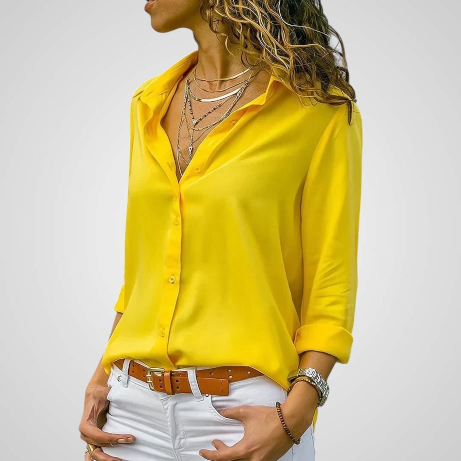 Fenna | Elegante blusa de gasa