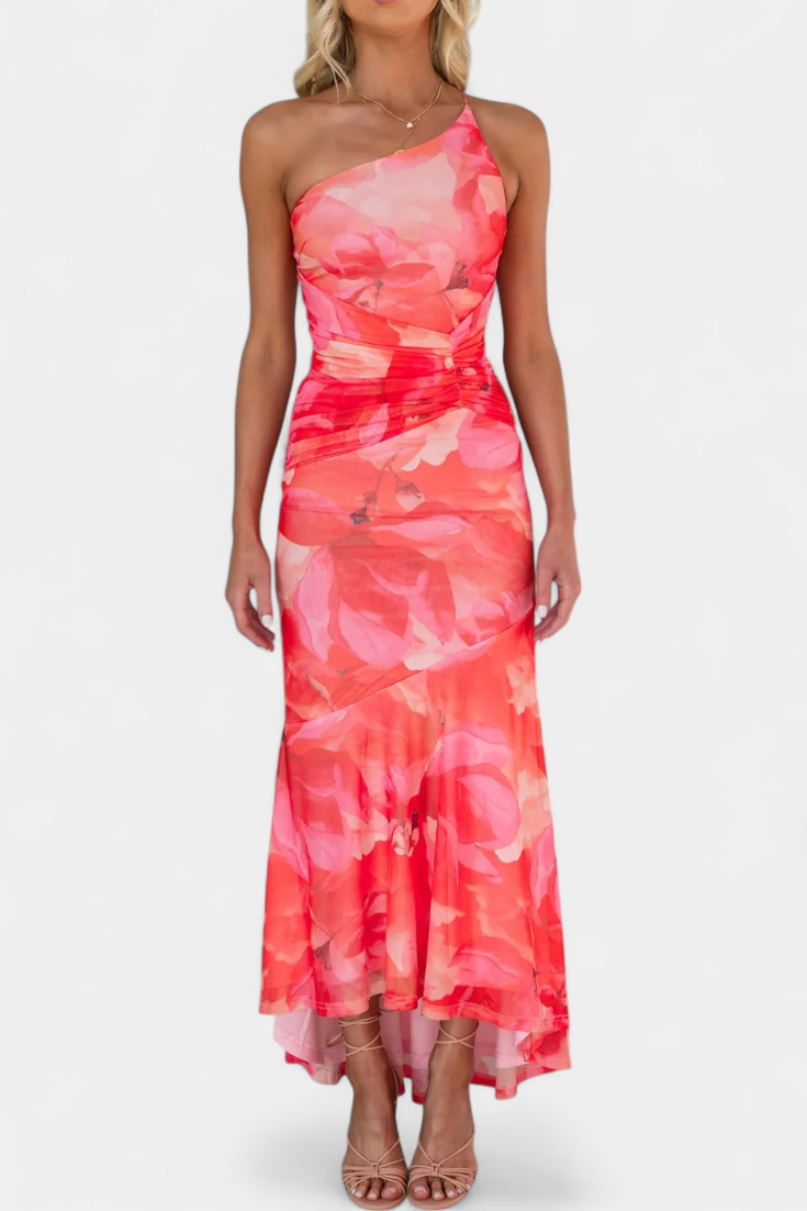 Vestido floral de manga larga Abigail