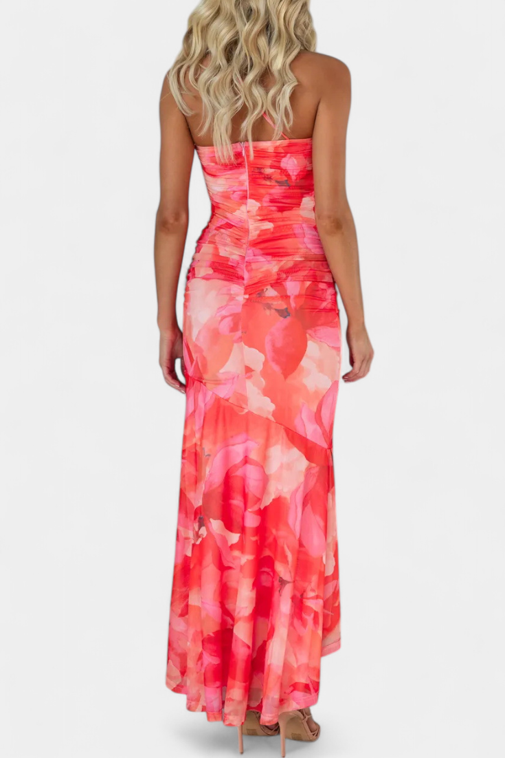 Vestido floral de manga larga Abigail