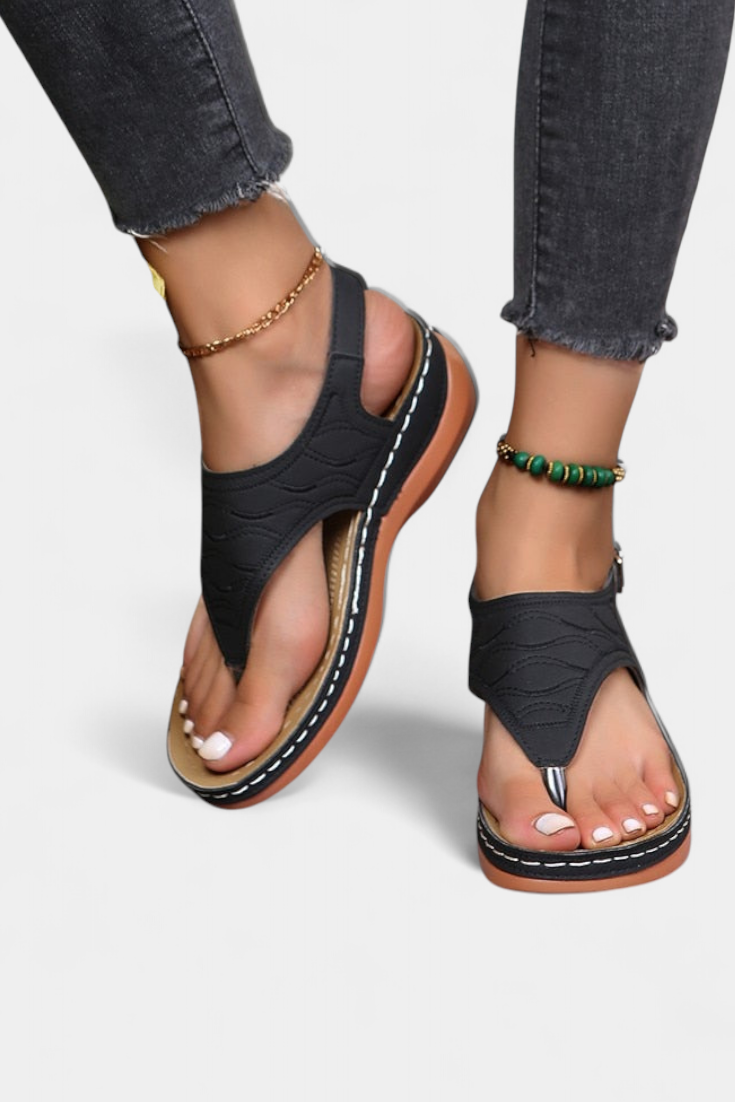 Sandalias ergonómicas Cristina con suela ortopédica