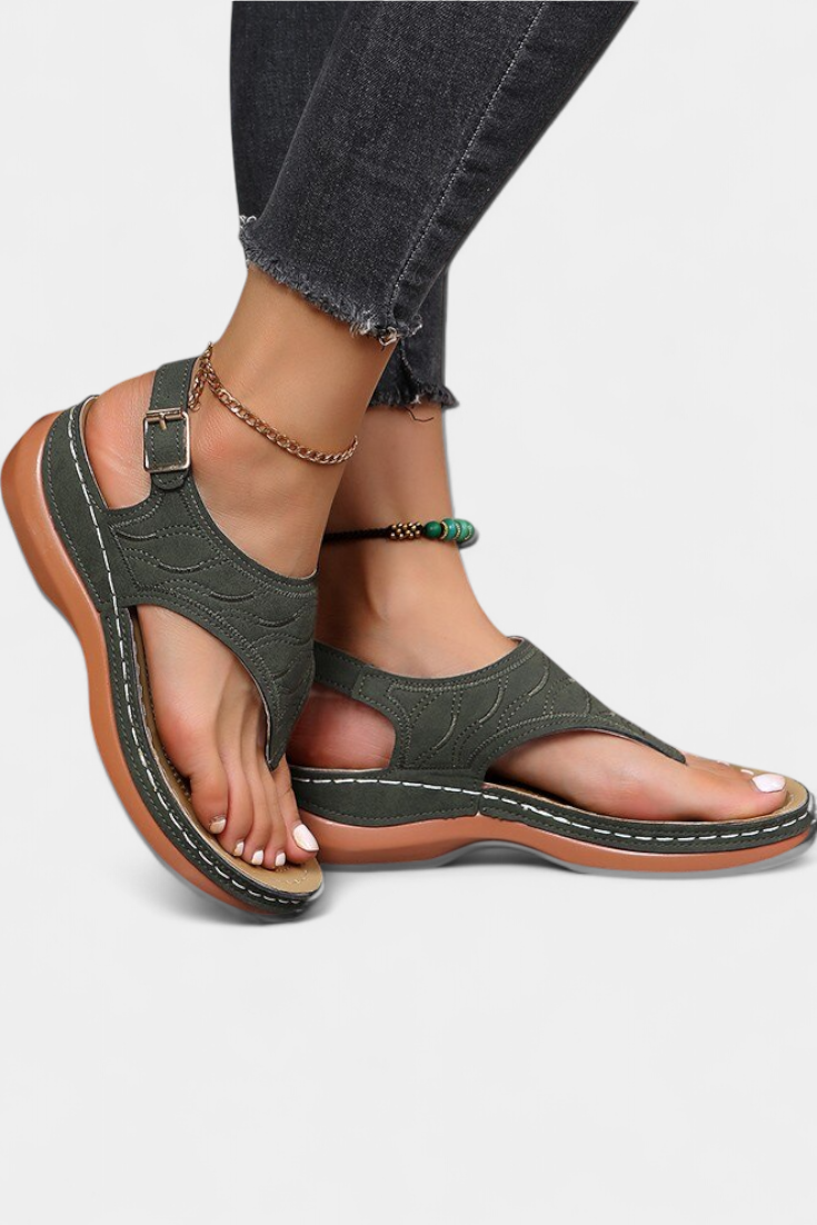 Sandalias ergonómicas Cristina con suela ortopédica