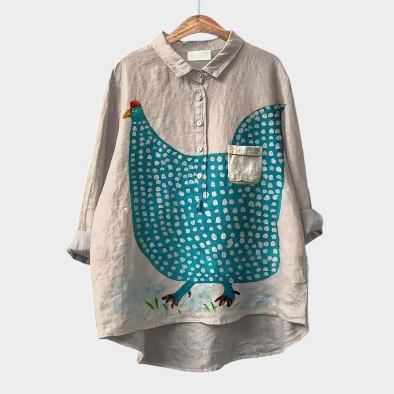 Yvonne — Blusa Premium con Encaje