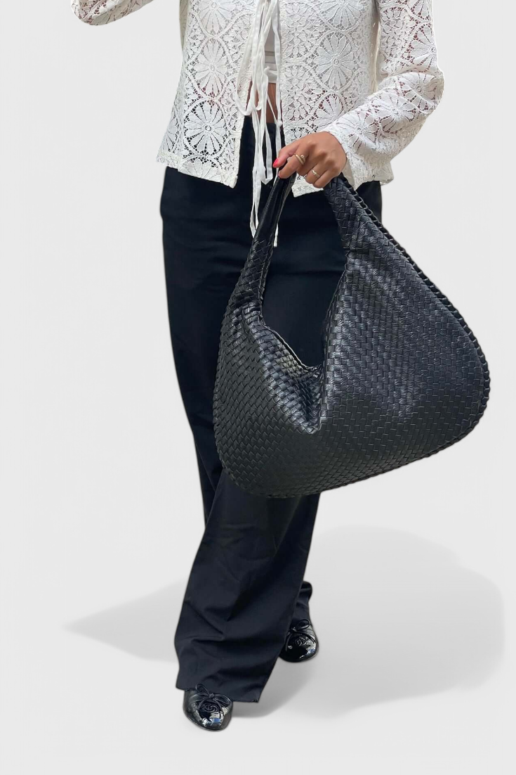 Bolso de hombro de punto Tilly