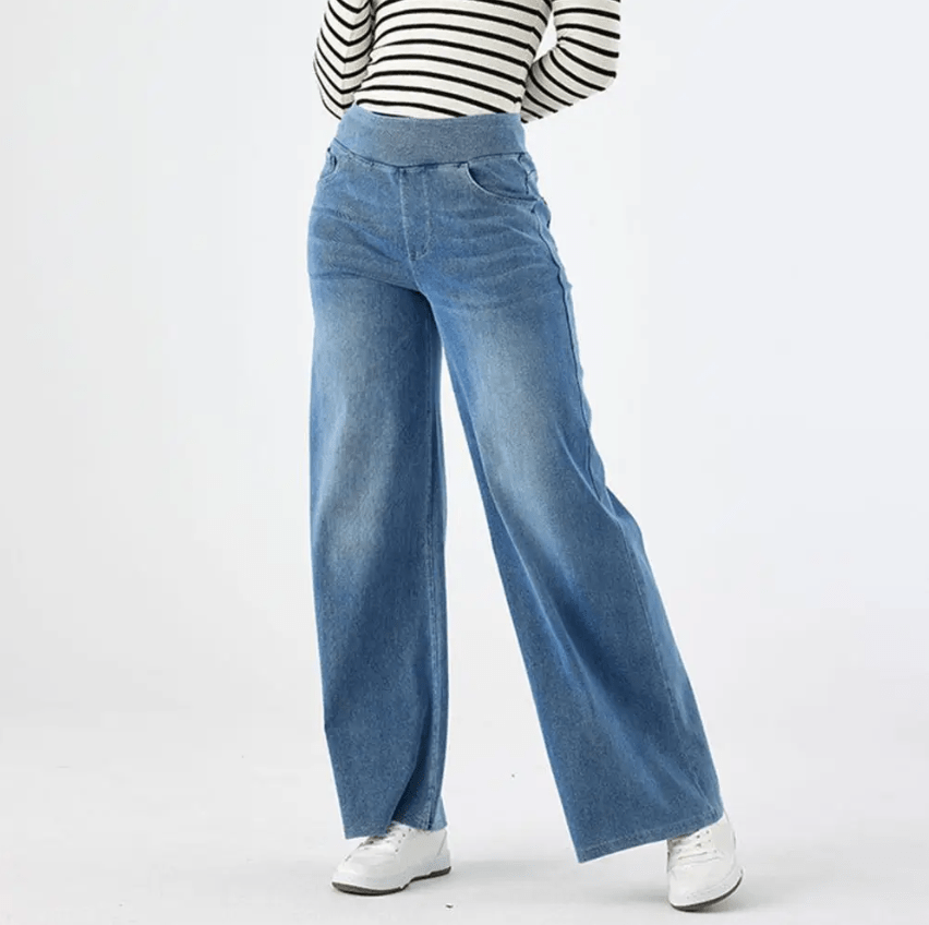 Pantalones cómodos con cintura elástica