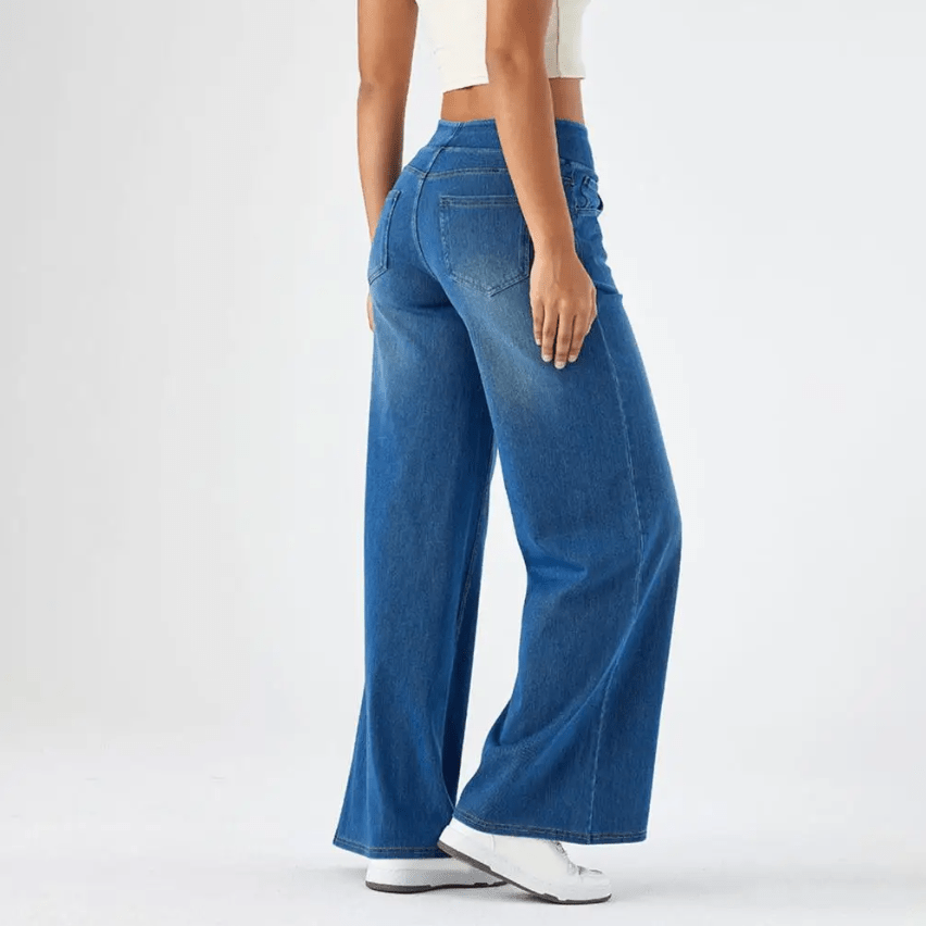 Pantalones cómodos con cintura elástica