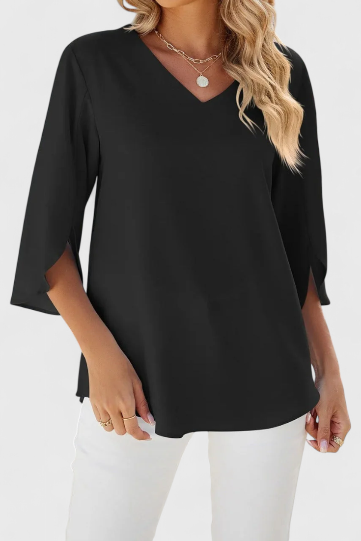 Blusa Casual Tabitha con Línea Cómoda y Estilo Elegante