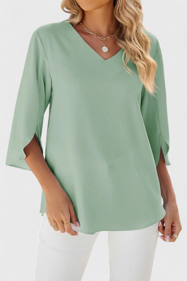 Blusa Casual Tabitha con Línea Cómoda y Estilo Elegante