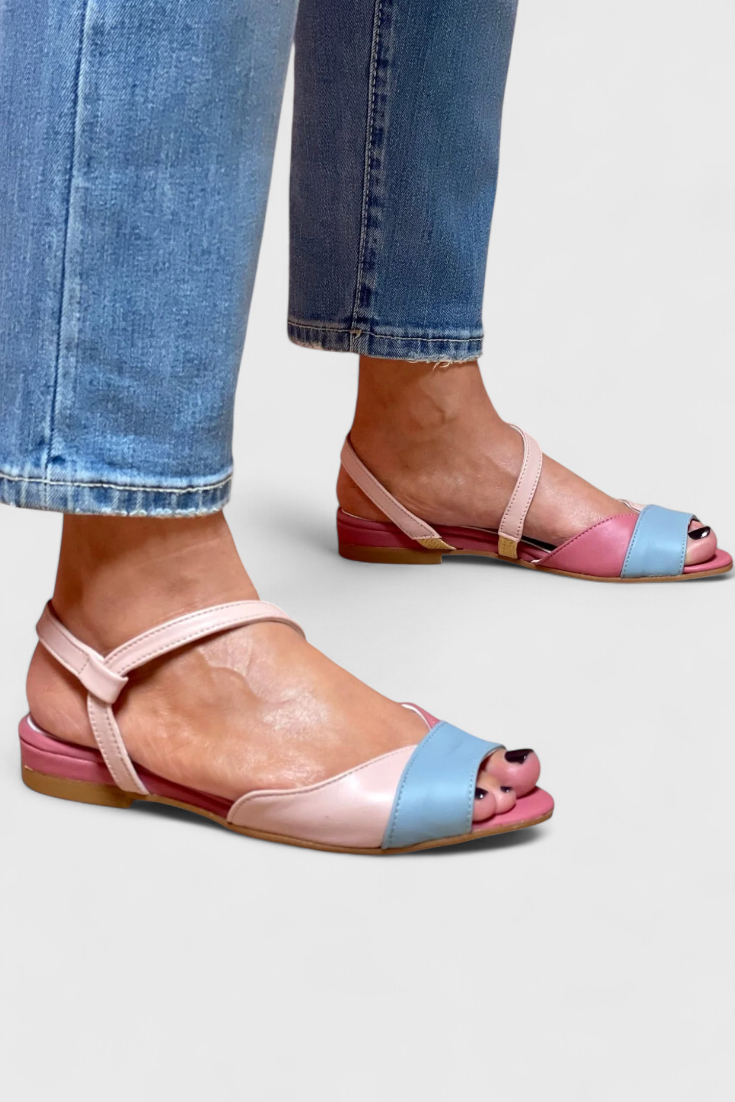 Juralina Elegantes sandalias con tira al tobillo y suela suave