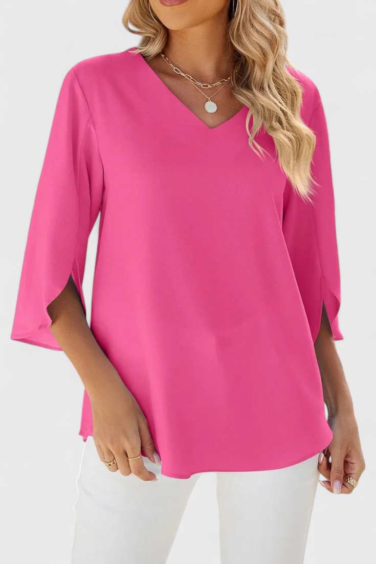 Blusa Casual Tabitha con Línea Cómoda y Estilo Elegante
