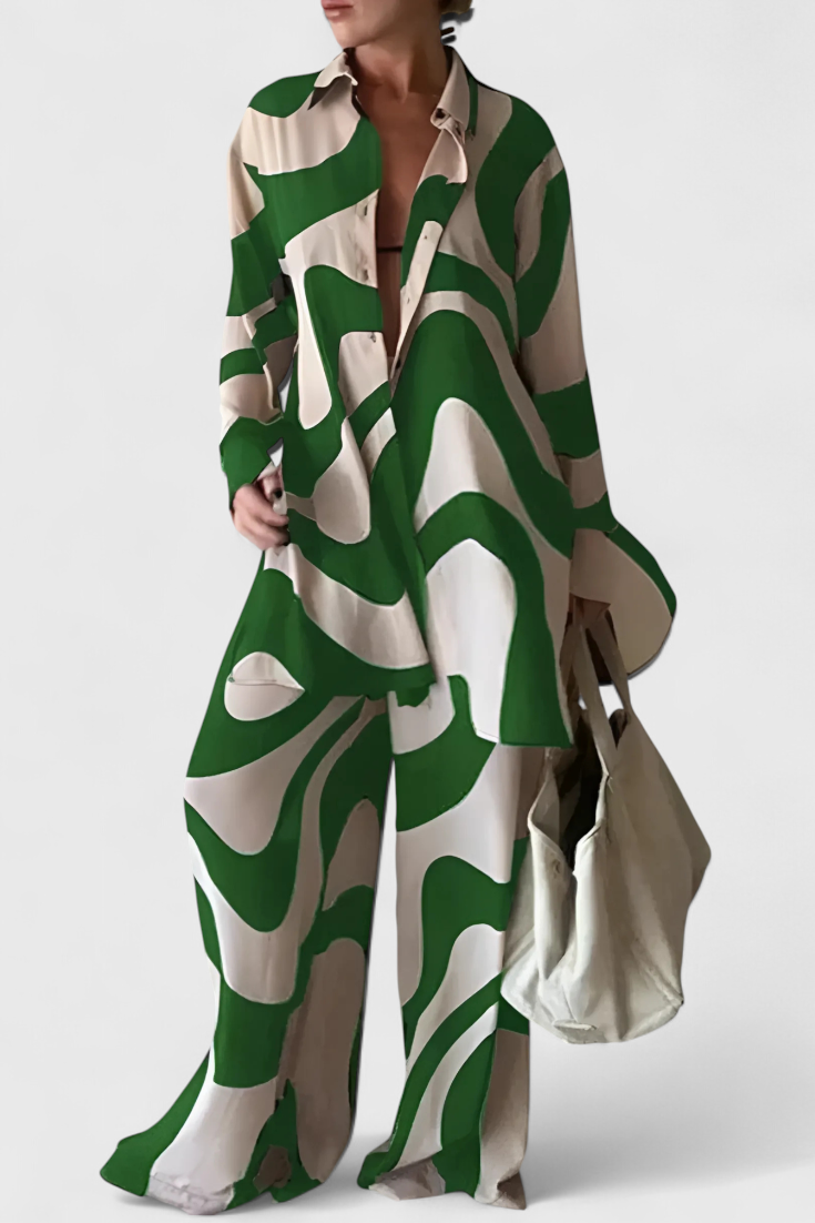 Conjunto de verano Melania con estilo natural