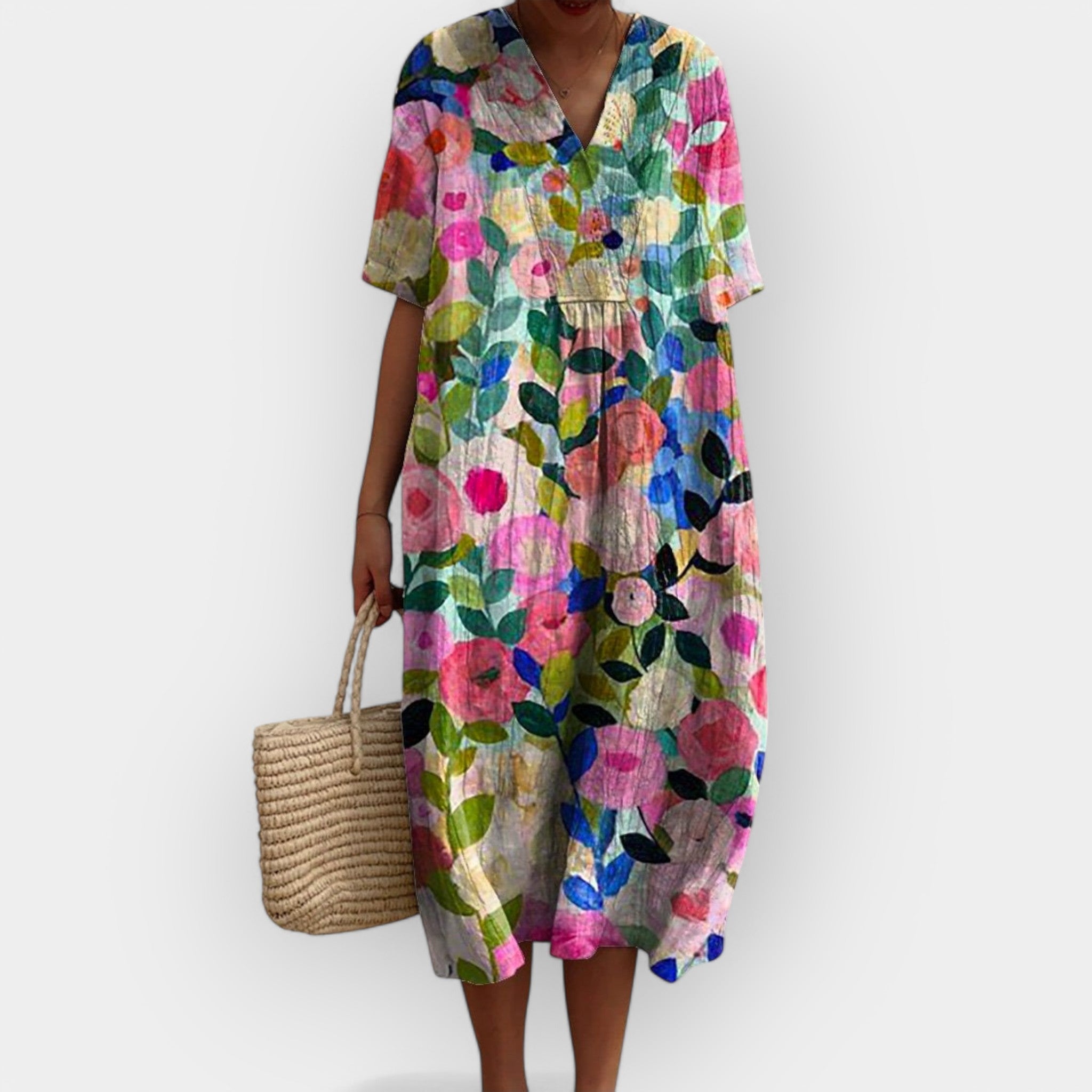 Vestido floral para días calurosos