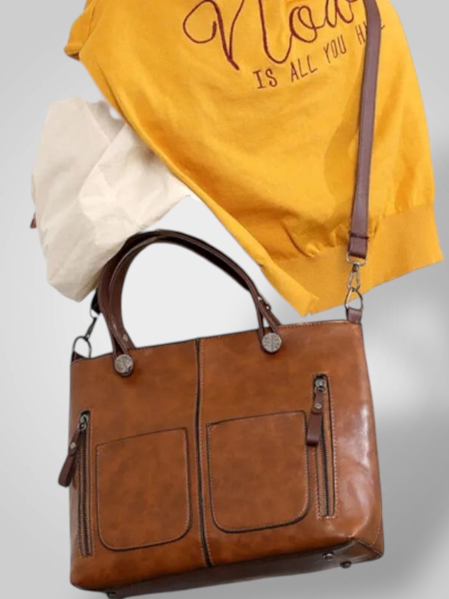 Aria | Bolso de hombro de cuero