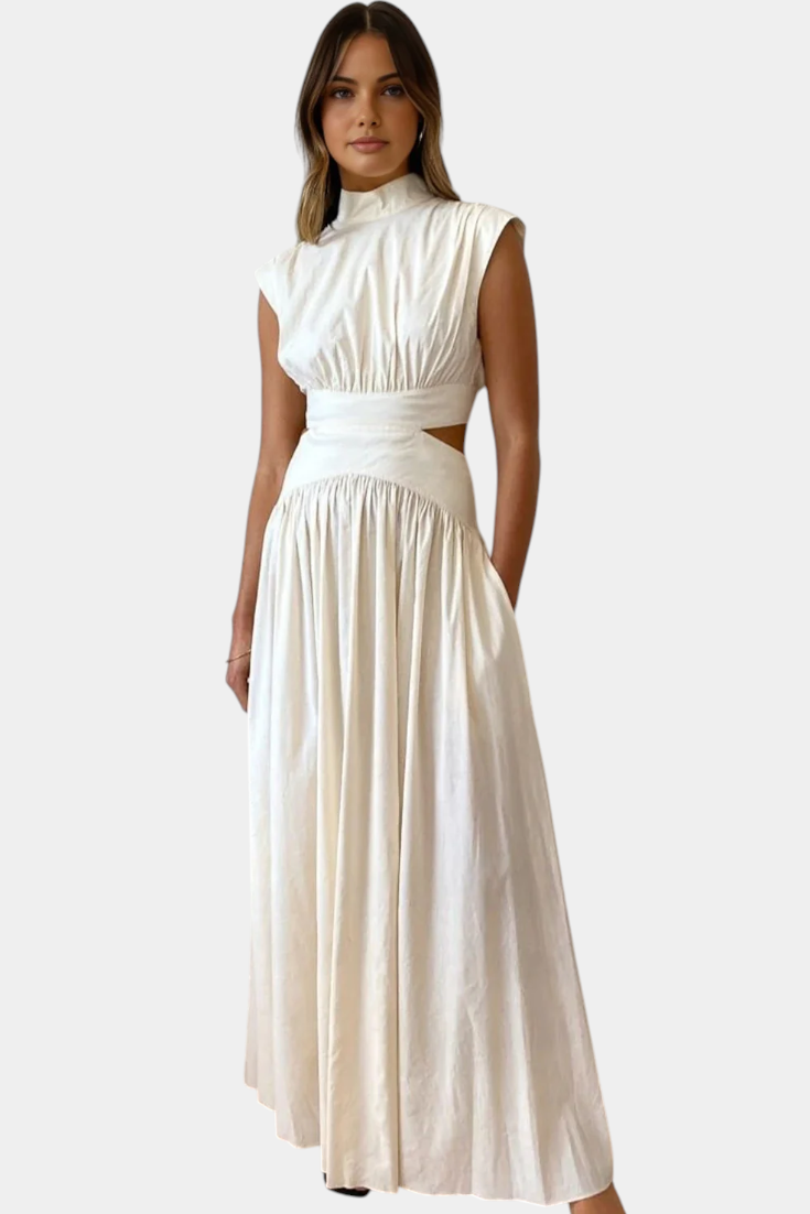 Conjunto de vestido con abertura lateral Jocelyn