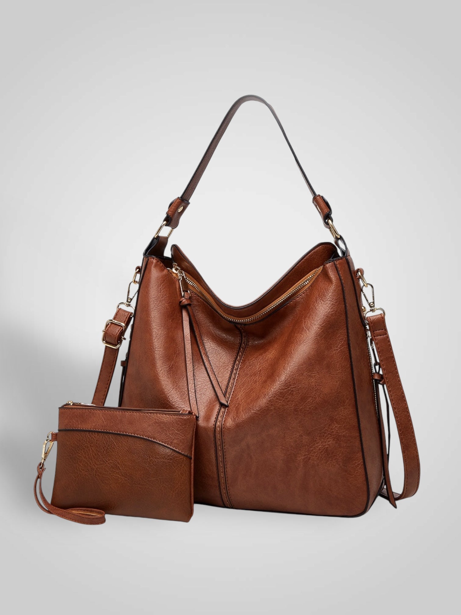 Suf | Bolso hobo antirrobo de cuero de lujo