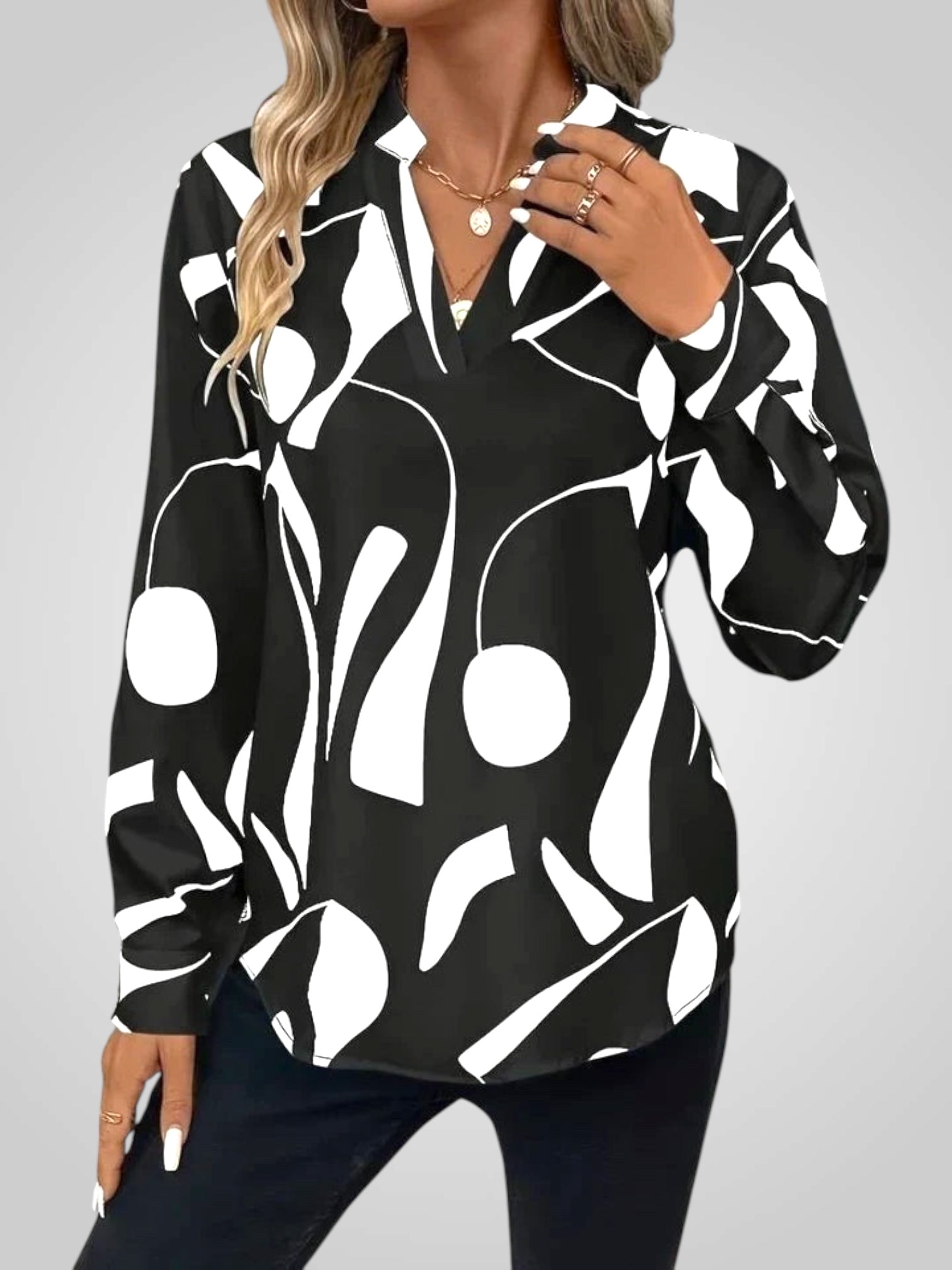 Aba | Blusa estampada para mujer