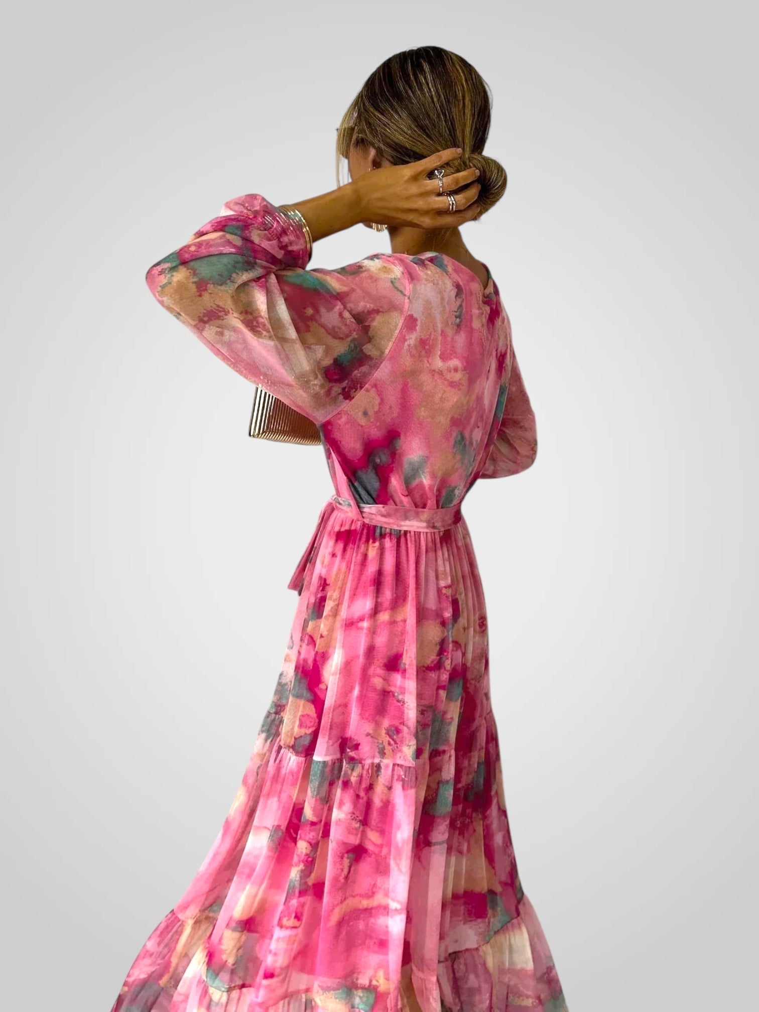 Anillo de bodas | Vestido de verano de manga larga para mujer