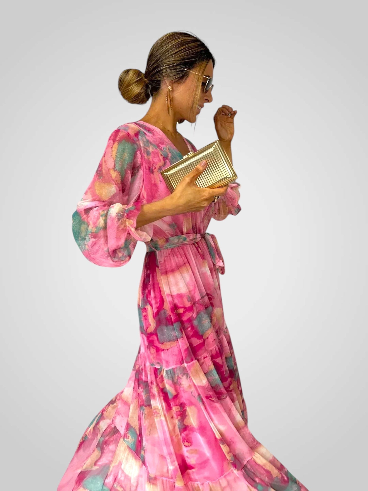 Anillo de bodas | Vestido de verano de manga larga para mujer