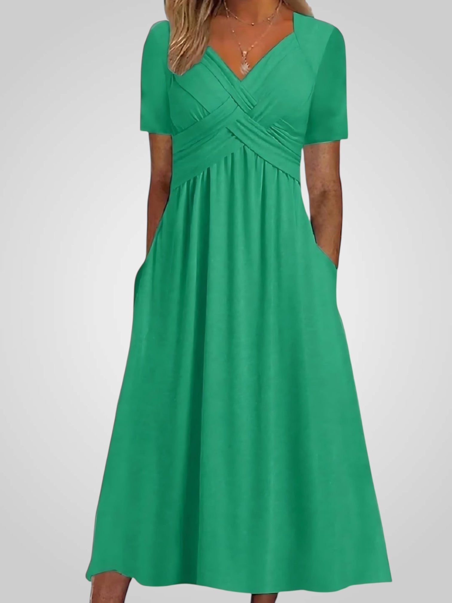 Carmen | Vestido midi con cubrebarriga