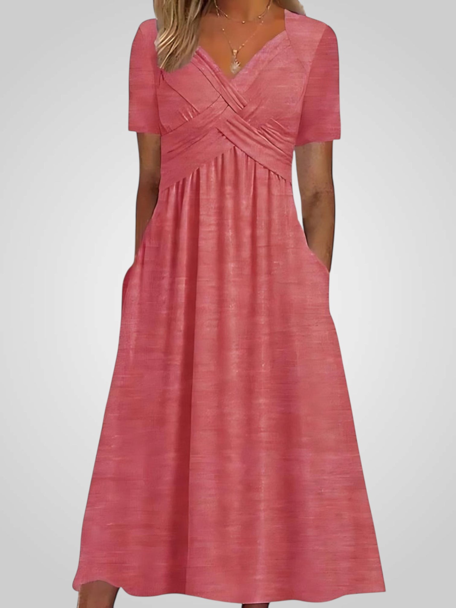 Carmen | Vestido midi con cubrebarriga