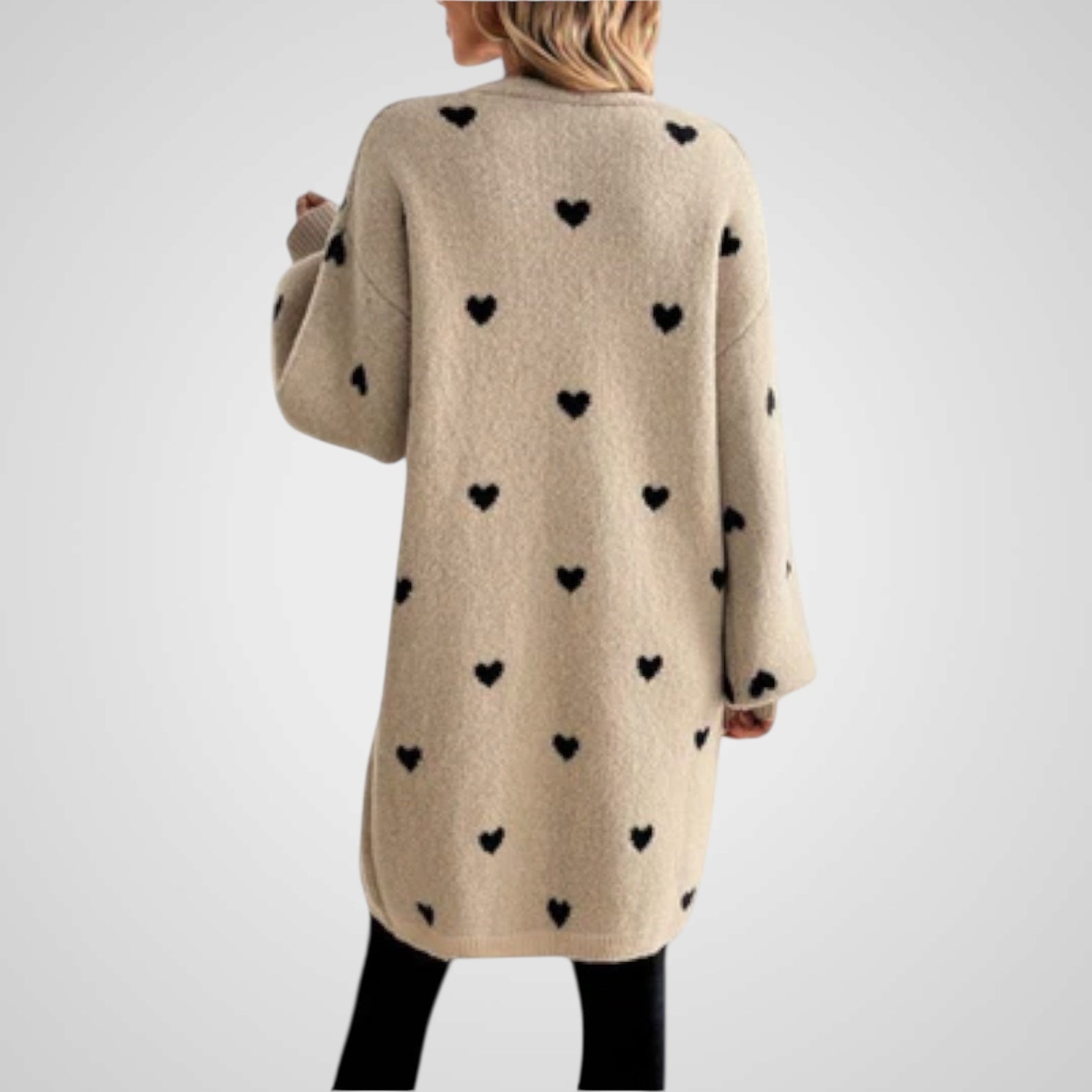 Nuni | Cárdigan con corazones