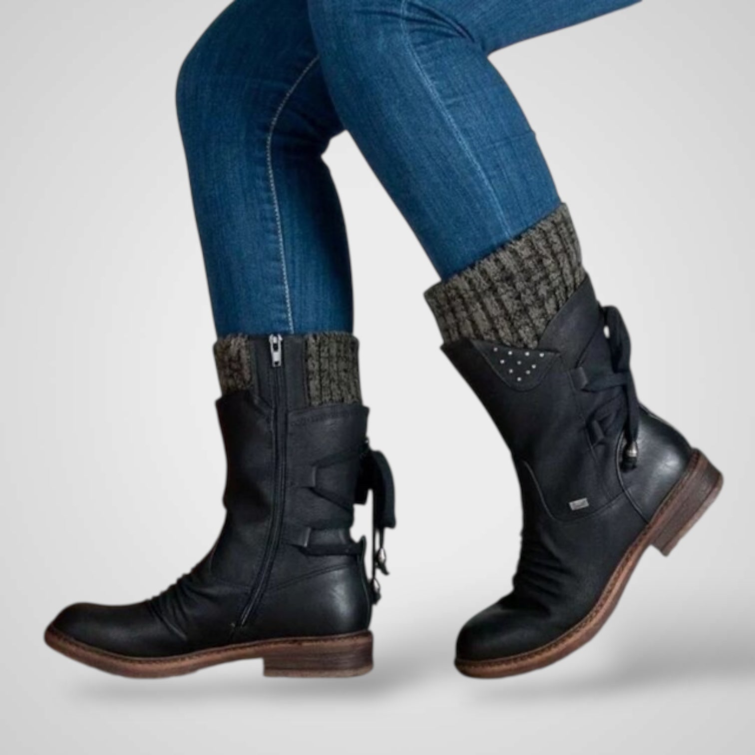 Bogie | Botas casuales para mujer con cremalleras laterales