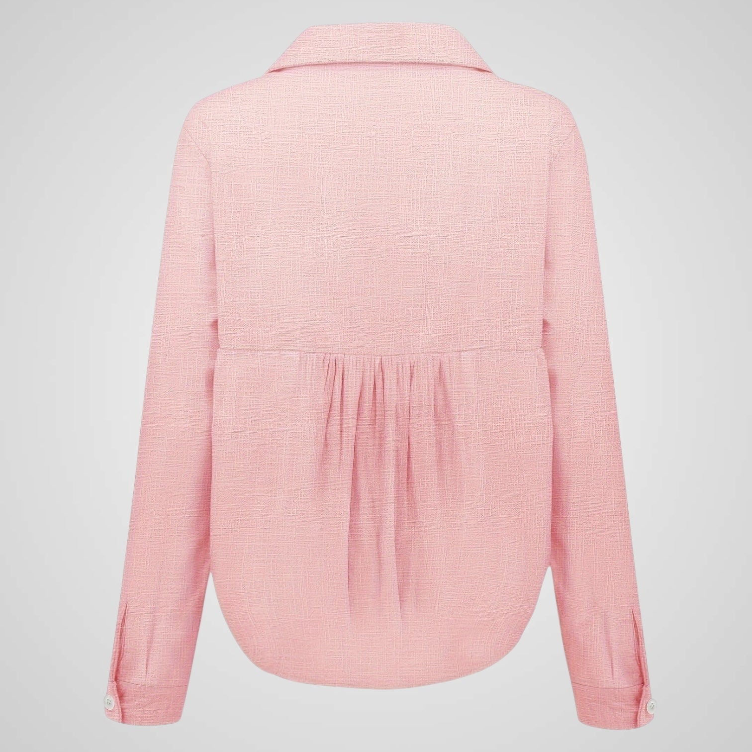 Elvir | Blusa abotonada para mujer - Mezcla de lino ligero