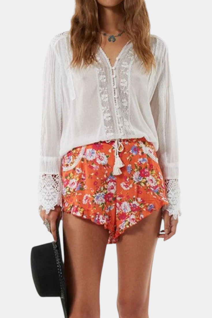 Blusa de encaje Bernelle