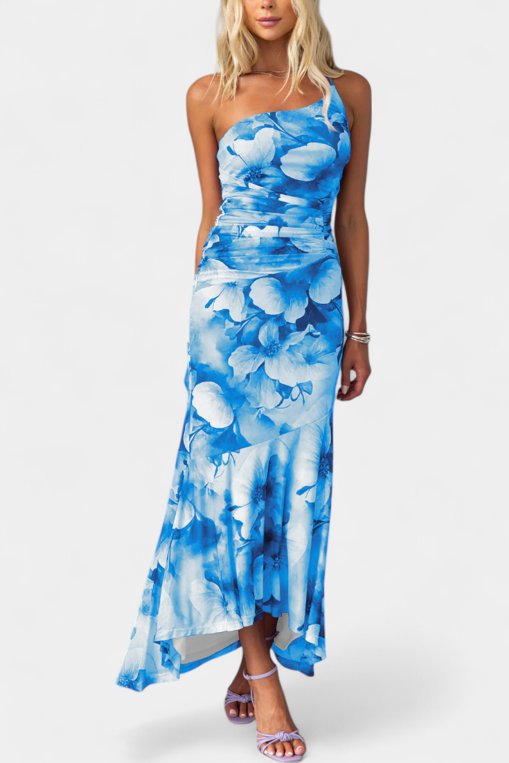 Vestido floral de manga larga Abigail