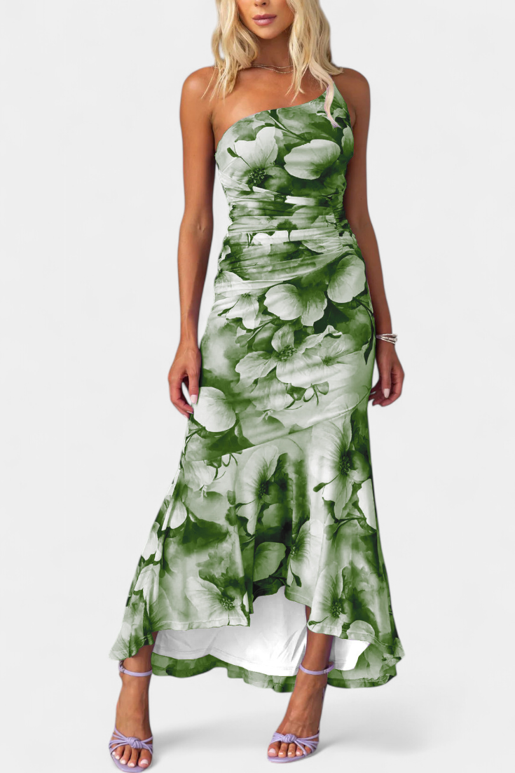 Vestido floral de manga larga Abigail