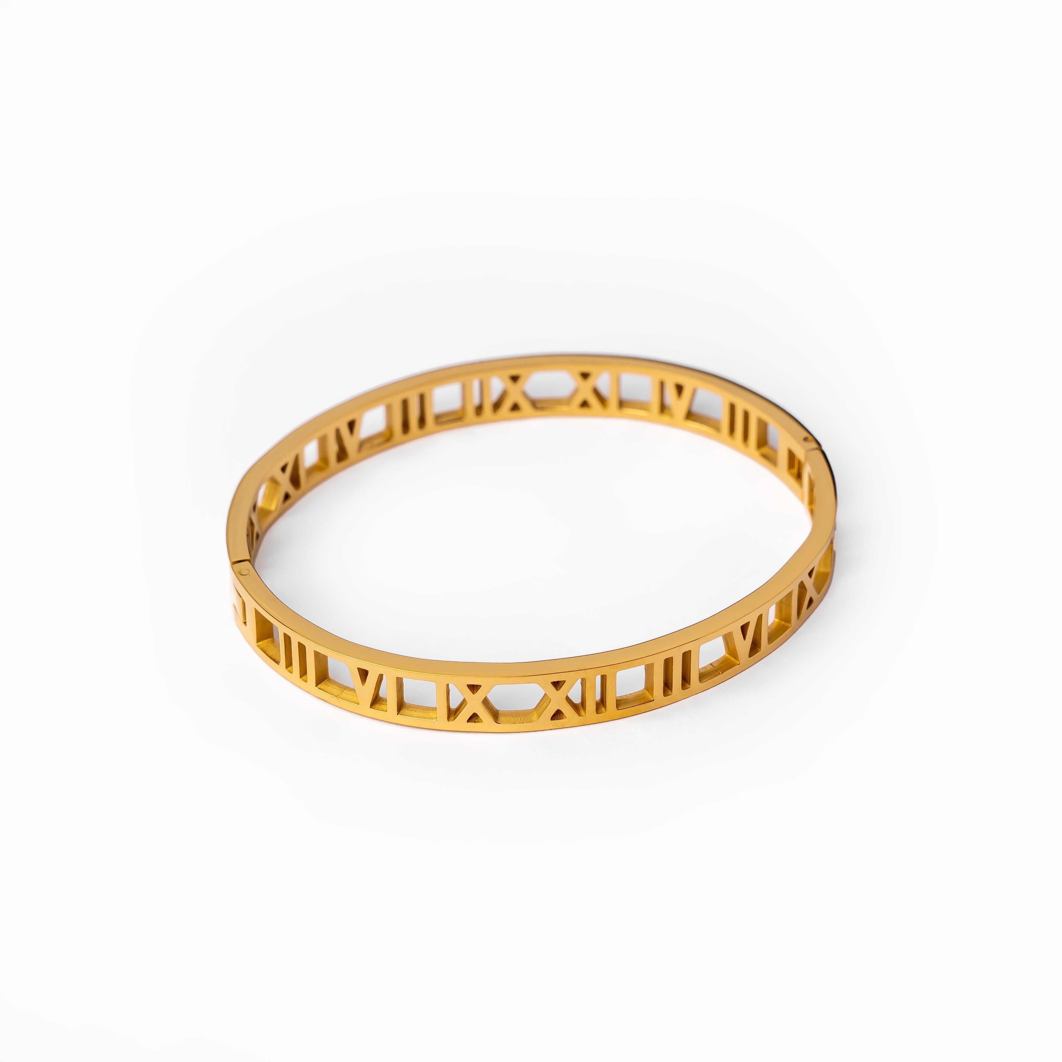 Pulsera de oro con números