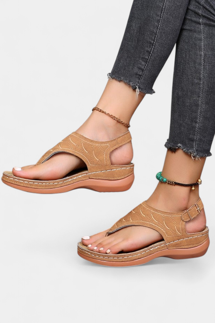 Sandalias ergonómicas Cristina con suela ortopédica