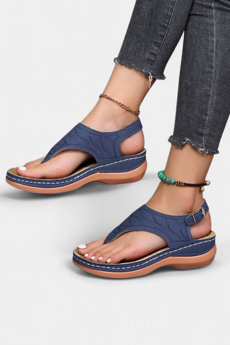 Sandalias ergonómicas Cristina con suela ortopédica