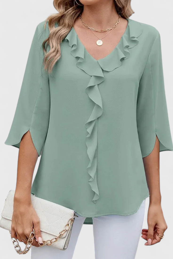 Blusa casual Annemiek con línea cómoda y estilo elegante
