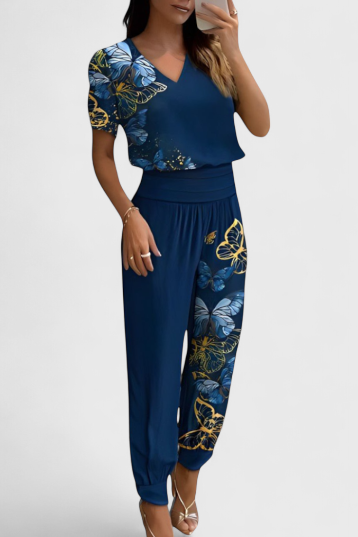 Conjunto de blusa y pantalón Cassandra